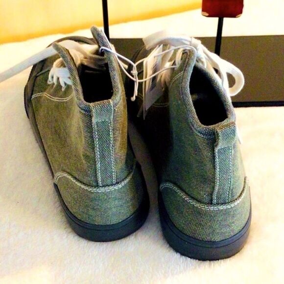 OLD NAVY HIGH TOP LACE UP SNEAKERS -GREEN 5 NWT - Picture 13 of 16